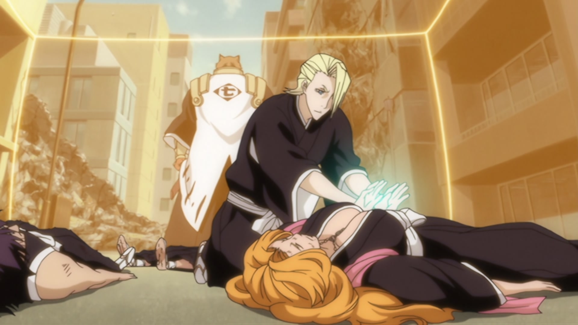 Bleach Ep 274: Hitsugaya, the Suicidal Frozen Heavens Hundred Flowers Funeral! @ 00:09:15