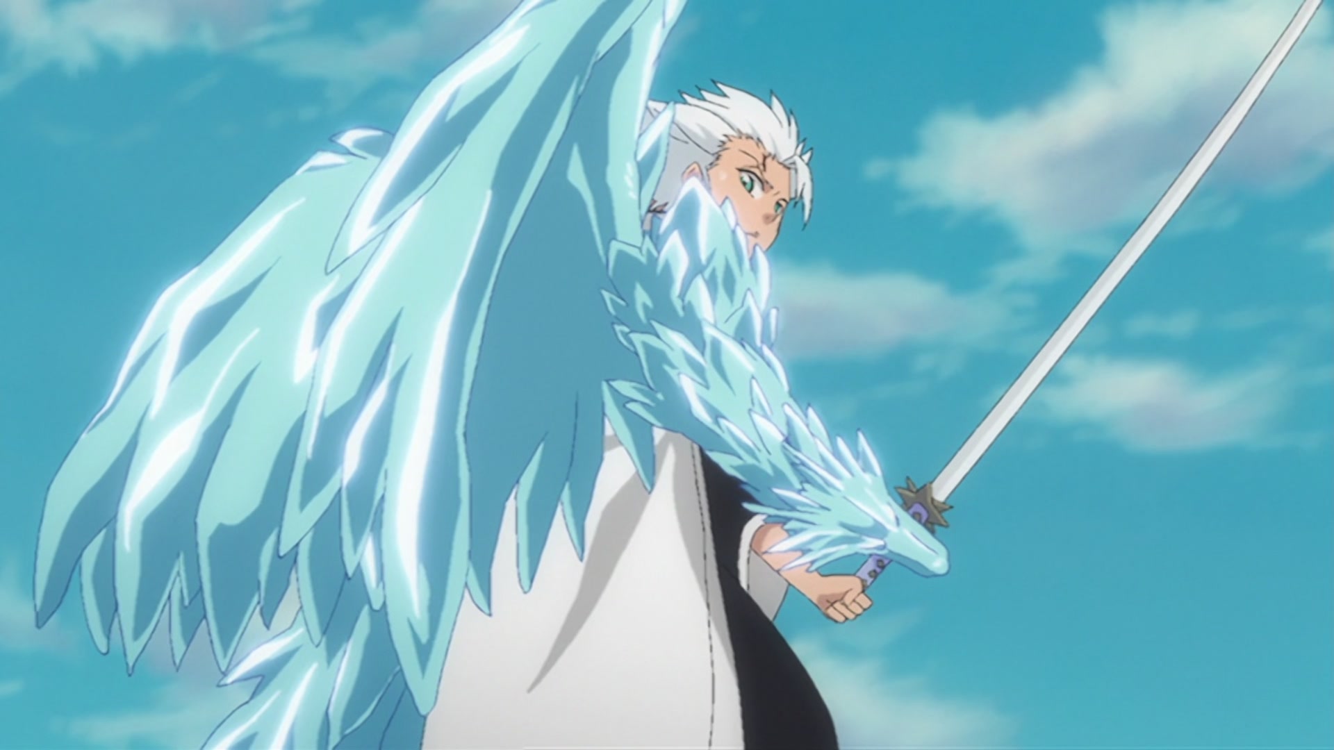 Bleach Ep 274: Hitsugaya, the Suicidal Frozen Heavens Hundred Flowers Funeral! @ 00:15:39