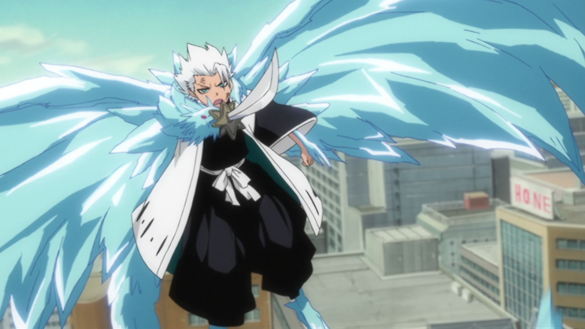 Bleach Ep 274: Hitsugaya, the Suicidal Frozen Heavens Hundred Flowers Funeral! @ 00:16:31
