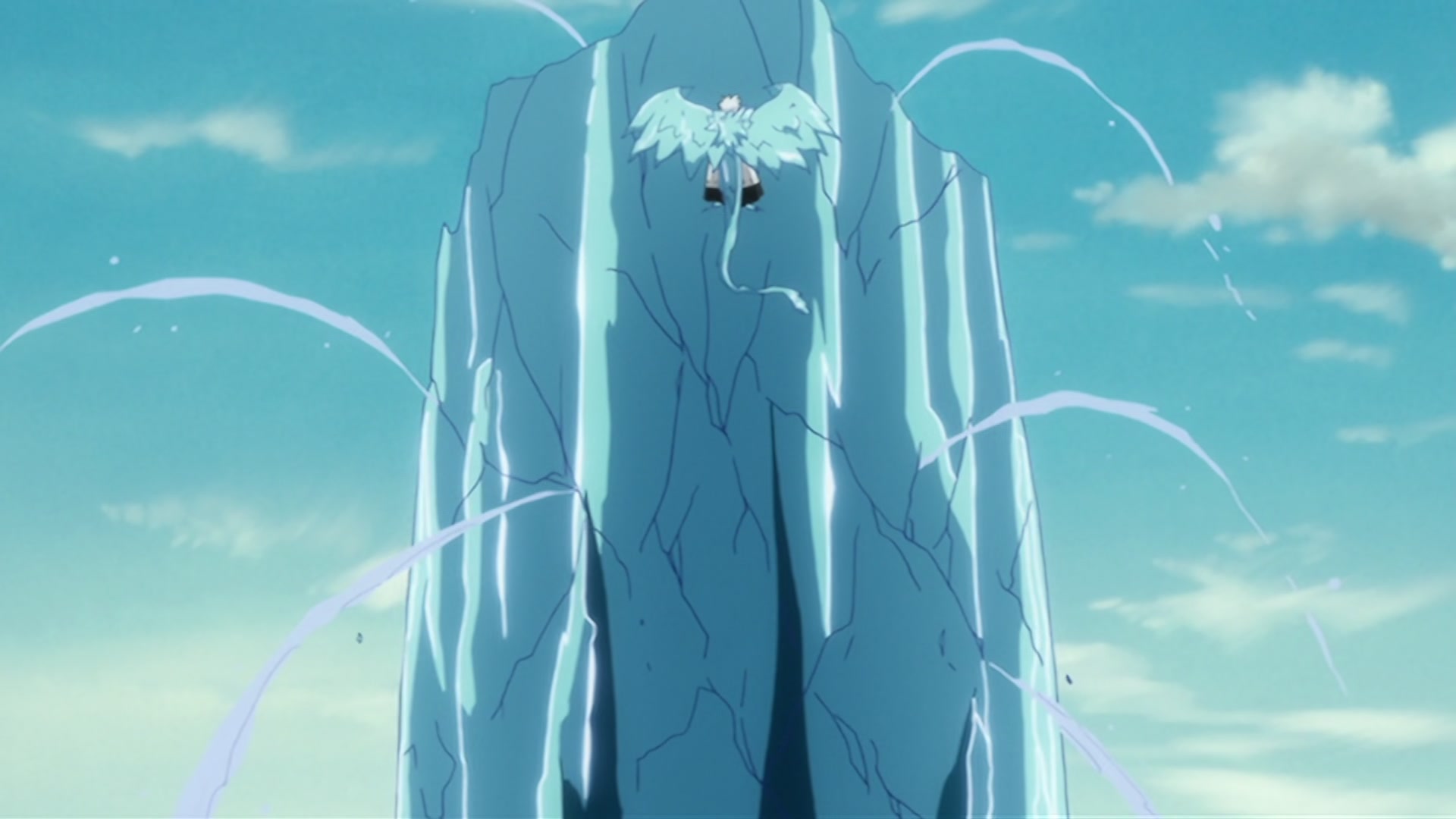 Bleach Ep 274: Hitsugaya, the Suicidal Frozen Heavens Hundred Flowers Funeral! @ 00:17:10