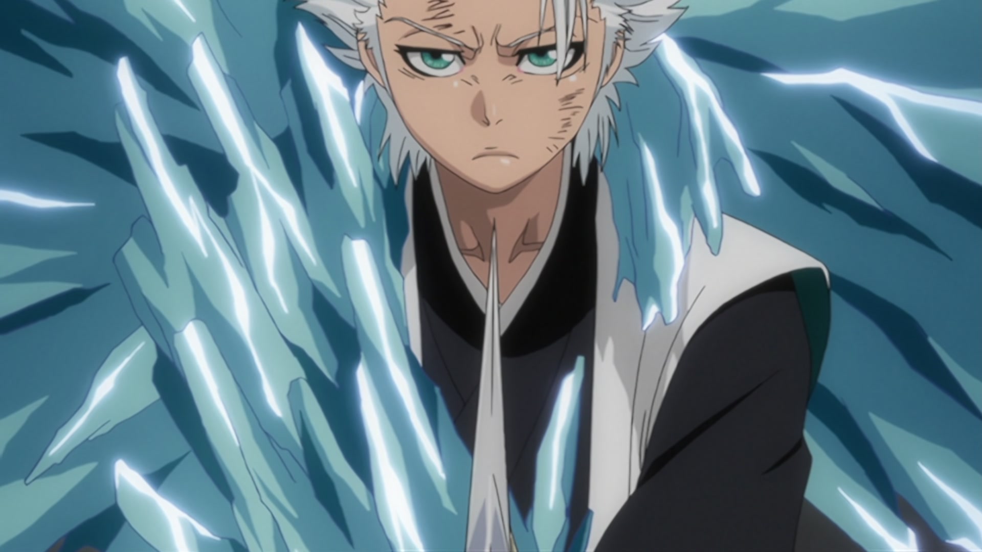 Bleach Ep 274: Hitsugaya, the Suicidal Frozen Heavens Hundred Flowers Funeral! @ 00:21:29