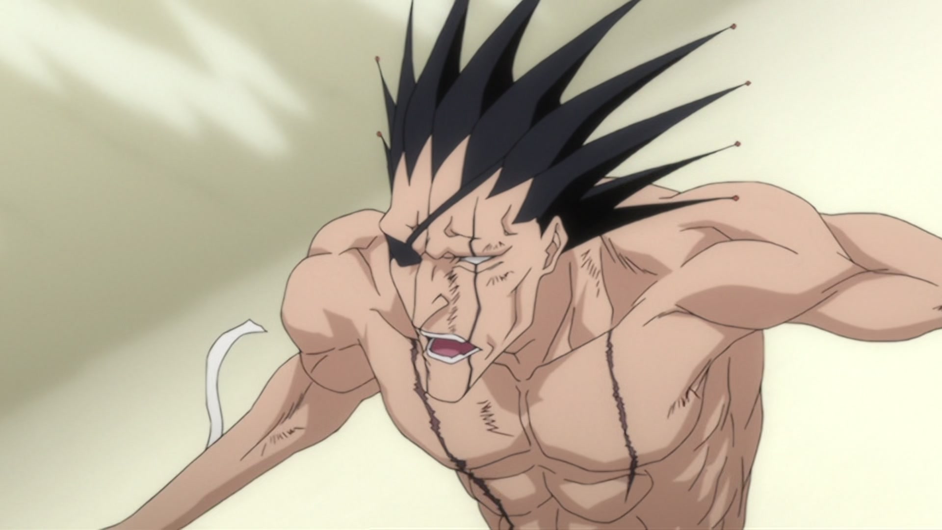 Bleach Ep 289: Byakuya vs. Kenpachi?! The Melee Begins @ 00:02:31
