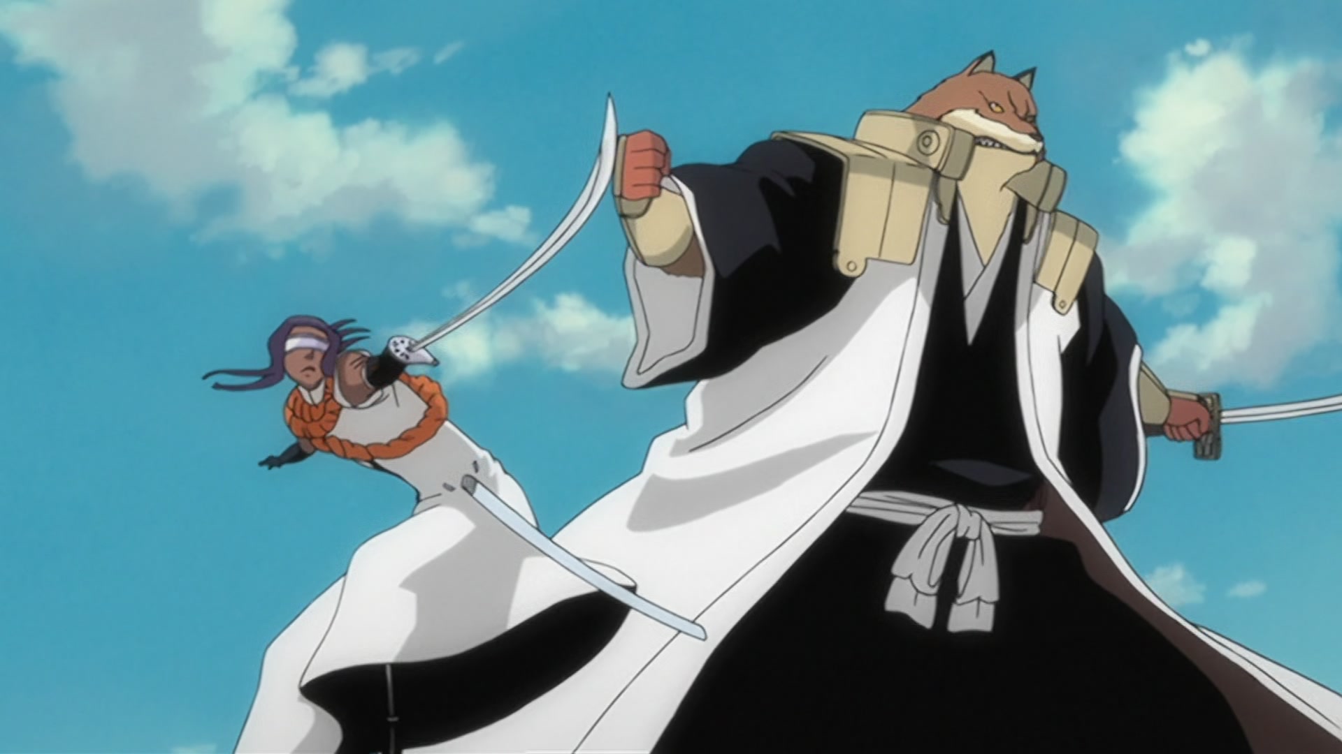 Bleach Ep 289: Byakuya vs. Kenpachi?! The Melee Begins @ 00:06:20