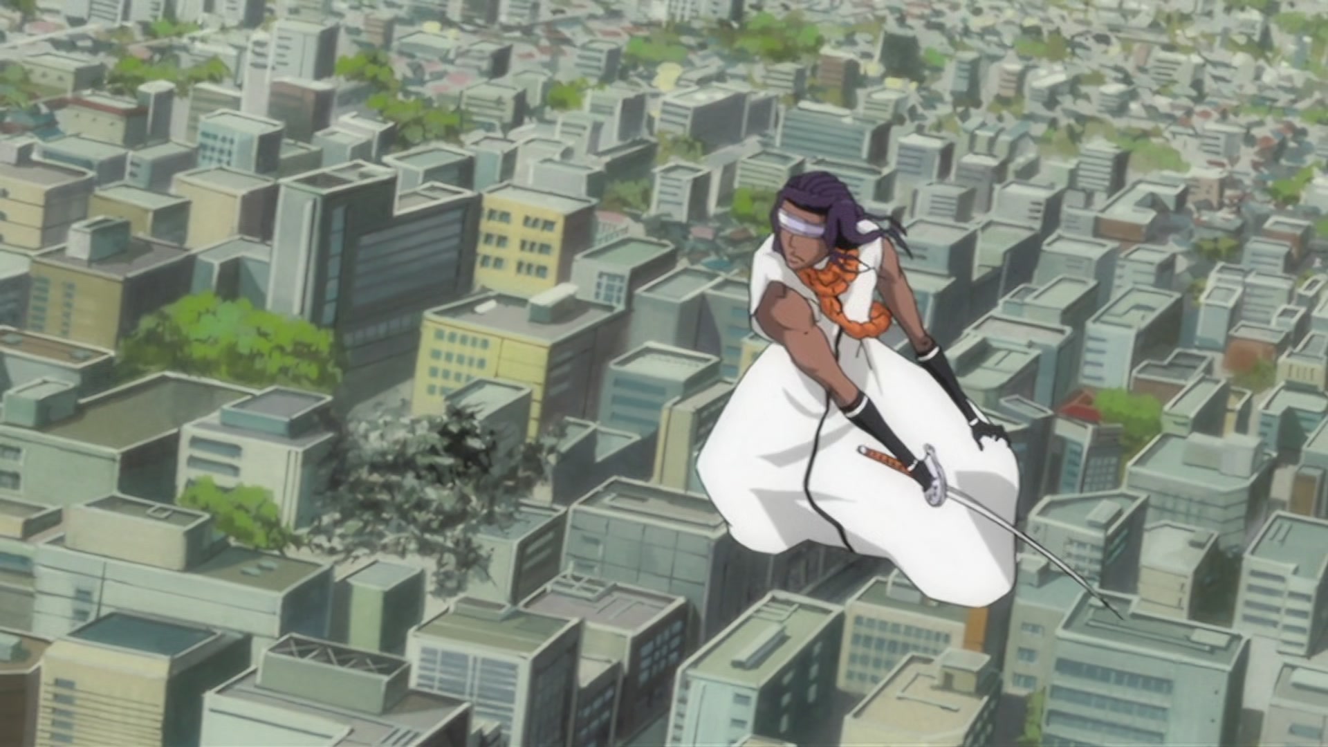 Bleach Ep 289: Byakuya vs. Kenpachi?! The Melee Begins @ 00:06:39