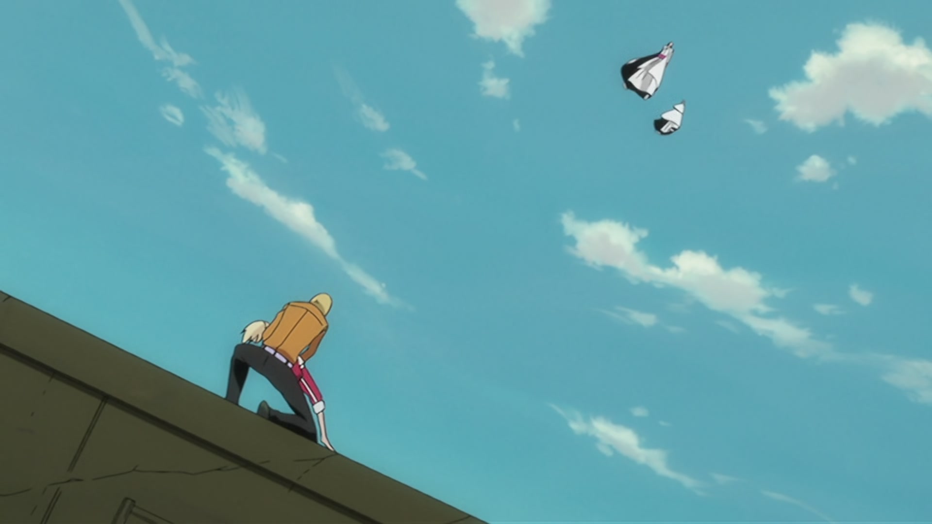 Bleach Ep 289: Byakuya vs. Kenpachi?! The Melee Begins @ 00:09:25