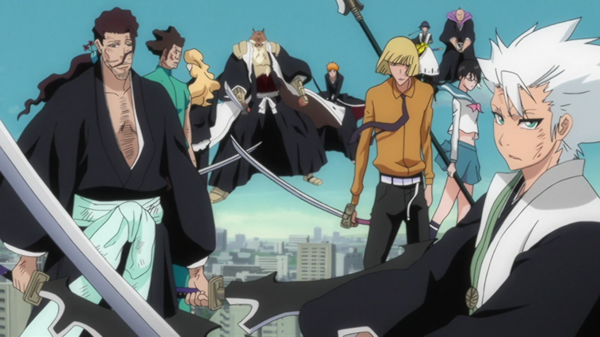 Bleach Ep 292: All-Out War! Aizen vs. Shinigami @ 00:13:38