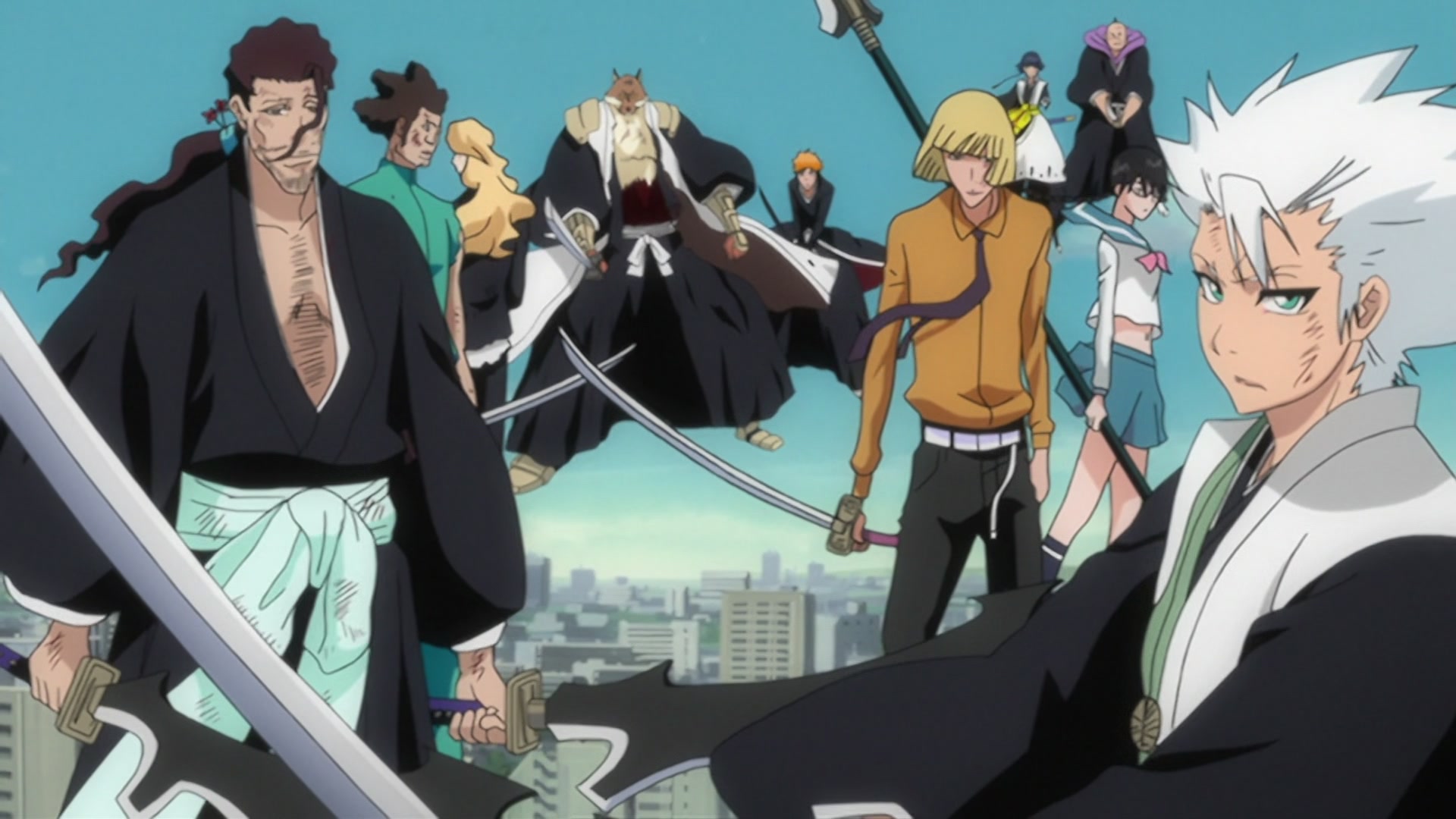 Bleach Ep 292: All-Out War! Aizen vs. Shinigami @ 00:13:47