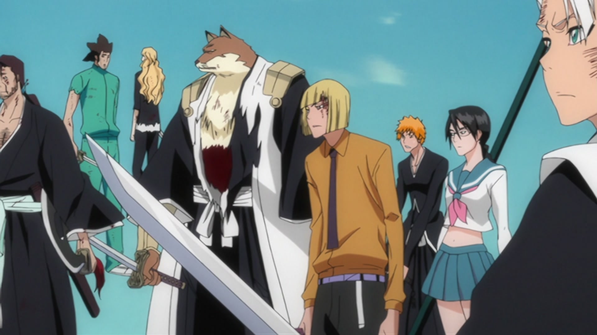 Bleach Ep 292: All-Out War! Aizen vs. Shinigami @ 00:13:57