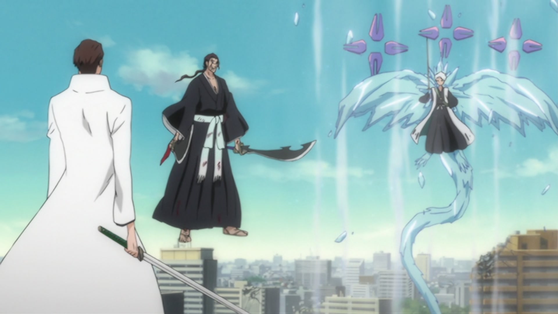 Bleach Ep 292: All-Out War! Aizen vs. Shinigami @ 00:21:34