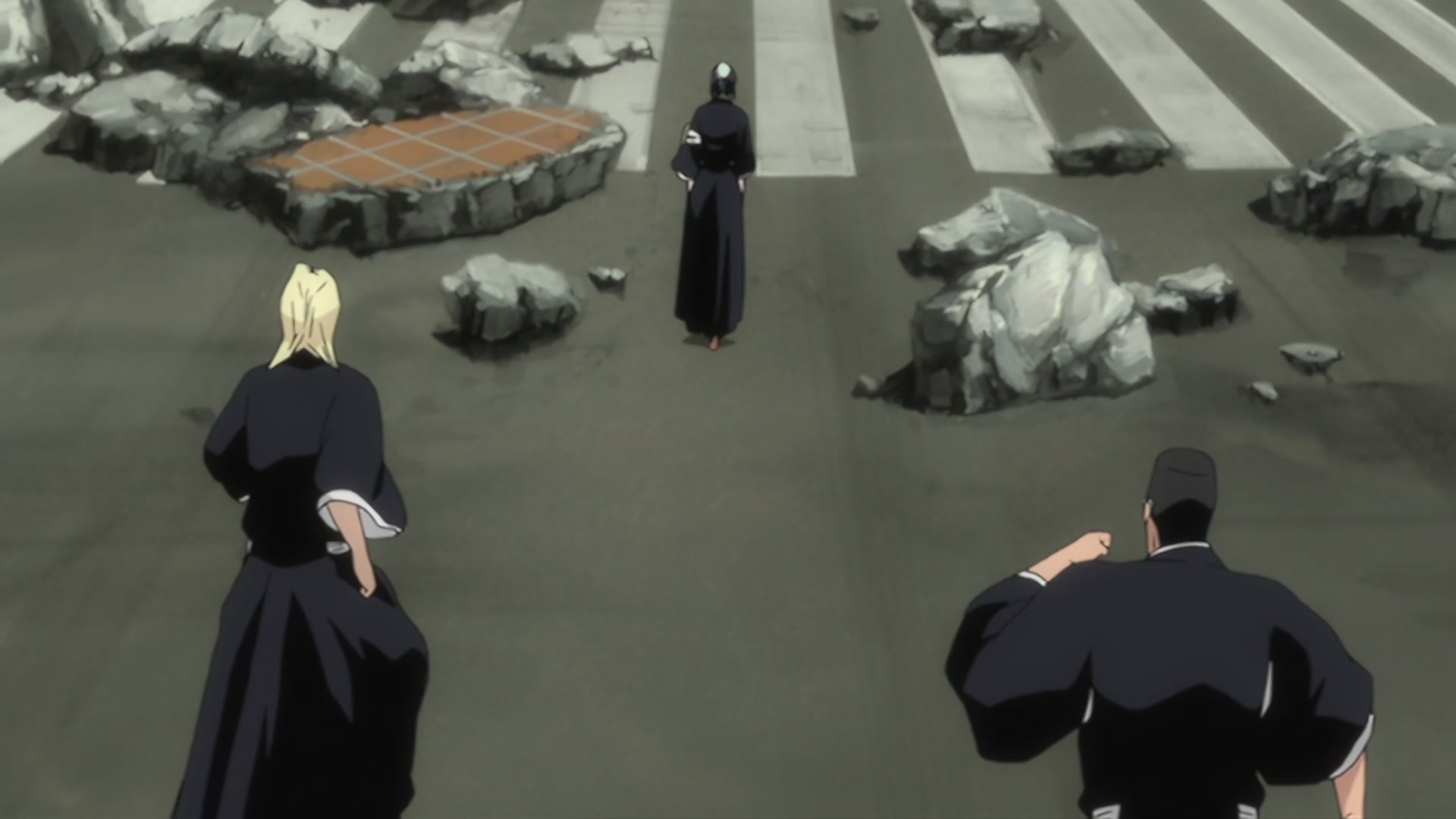 Bleach Ep 294: Impossible to Attack? The Sealed Genryusai! @ 00:03:14