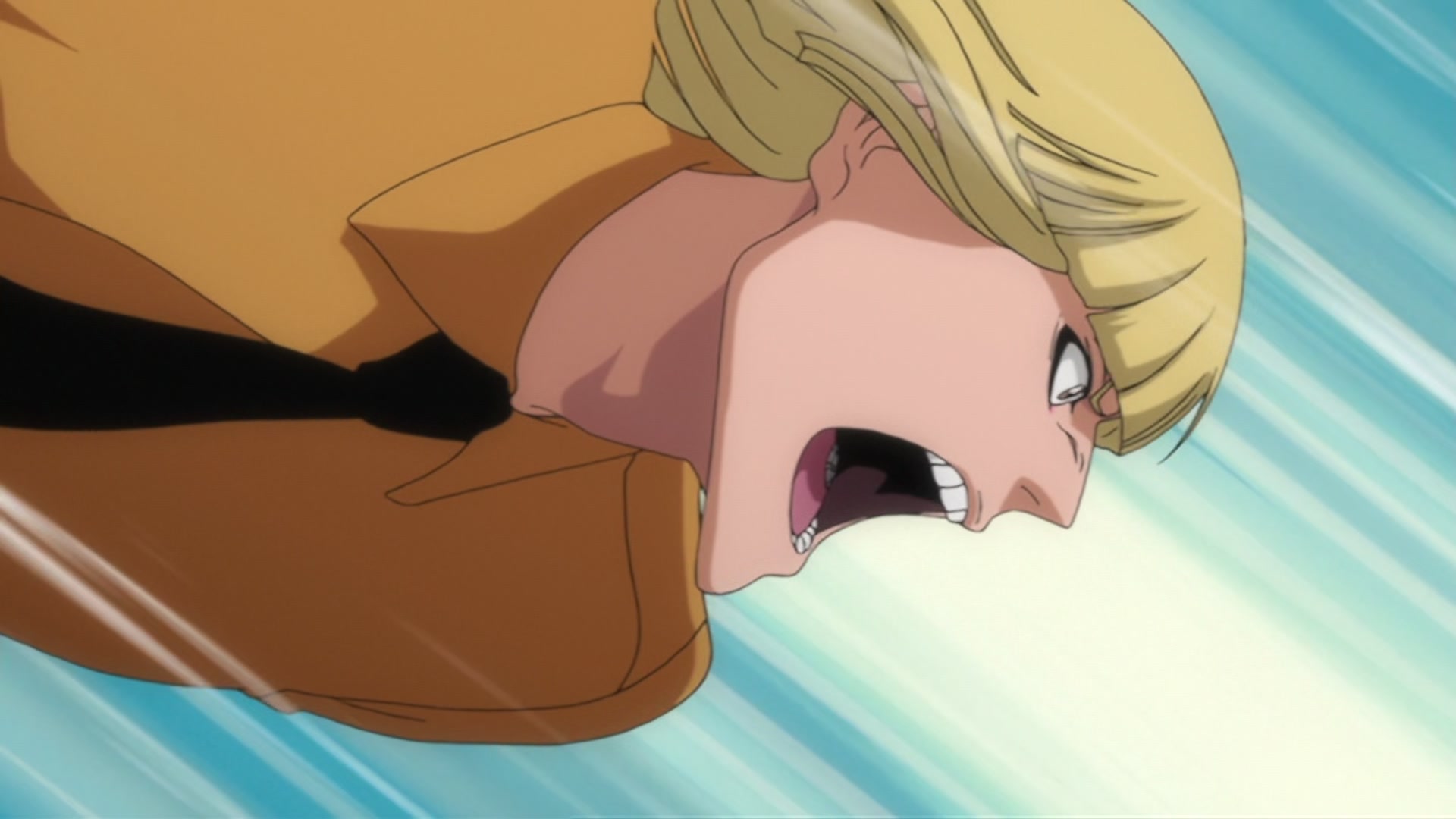 Bleach Ep 294: Impossible to Attack? The Sealed Genryusai! @ 00:03:52