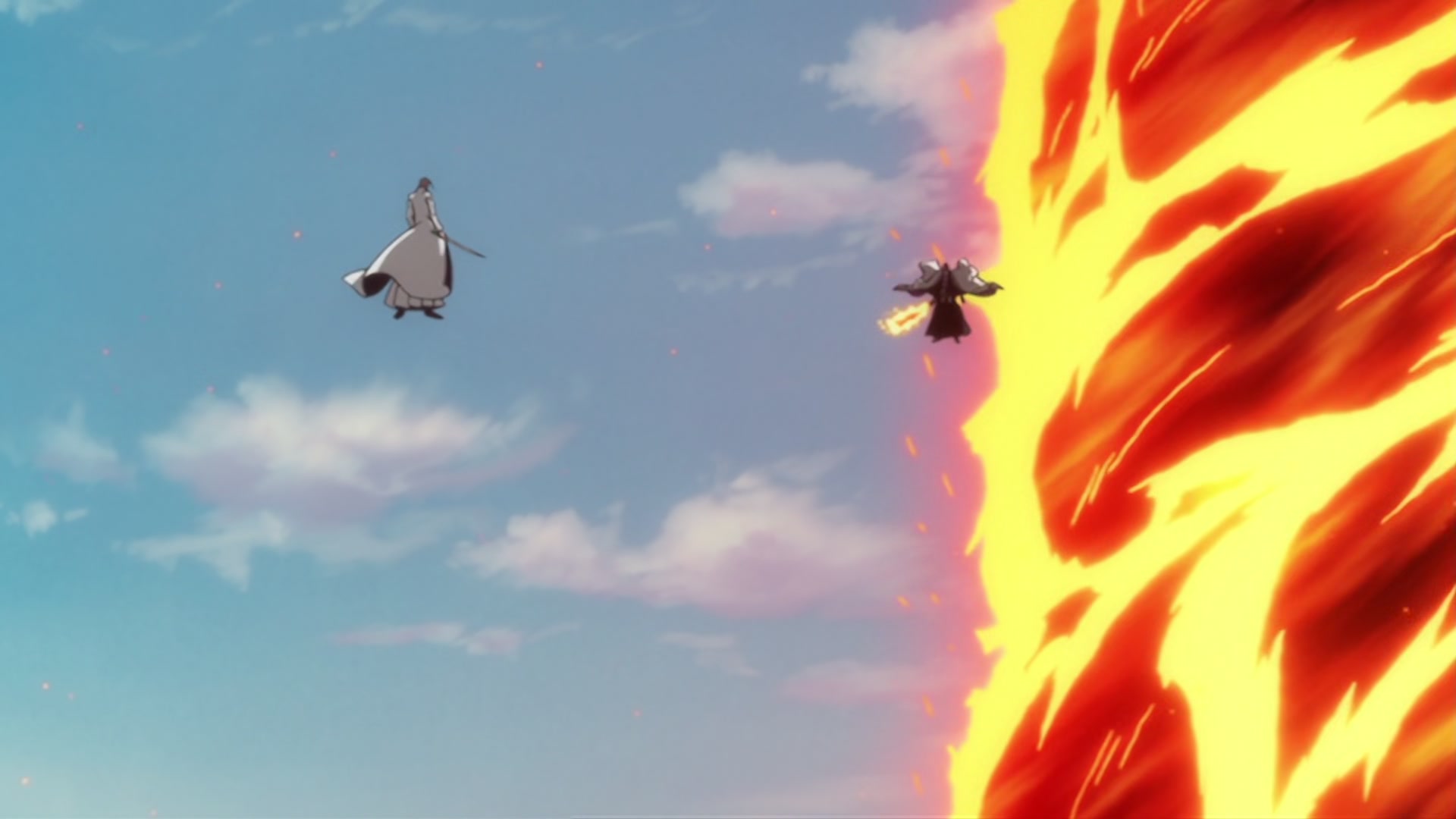 Bleach Ep 294: Impossible to Attack? The Sealed Genryusai! @ 00:07:17
