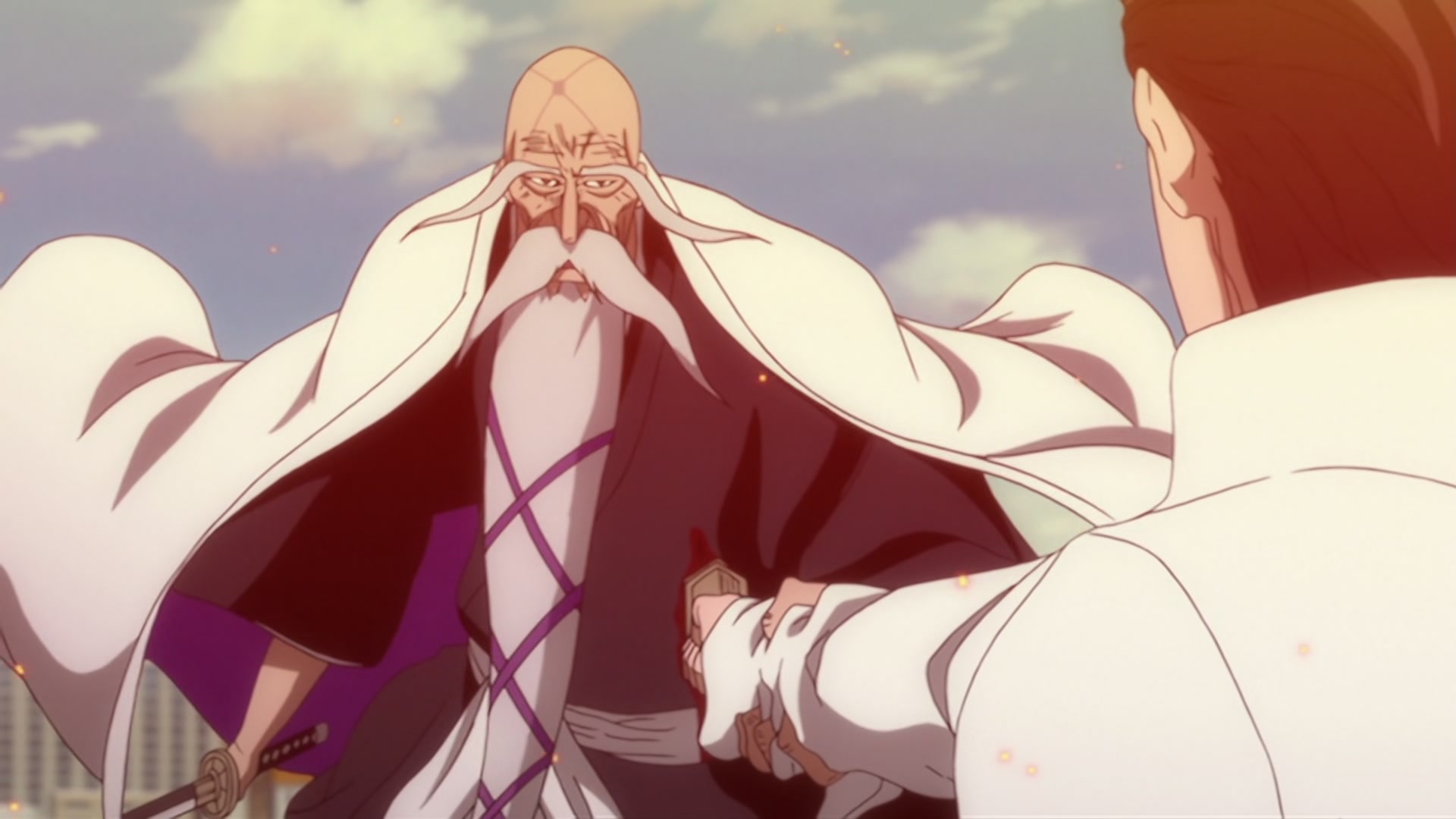 Bleach Ep 294: Impossible to Attack? The Sealed Genryusai! @ 00:07:55