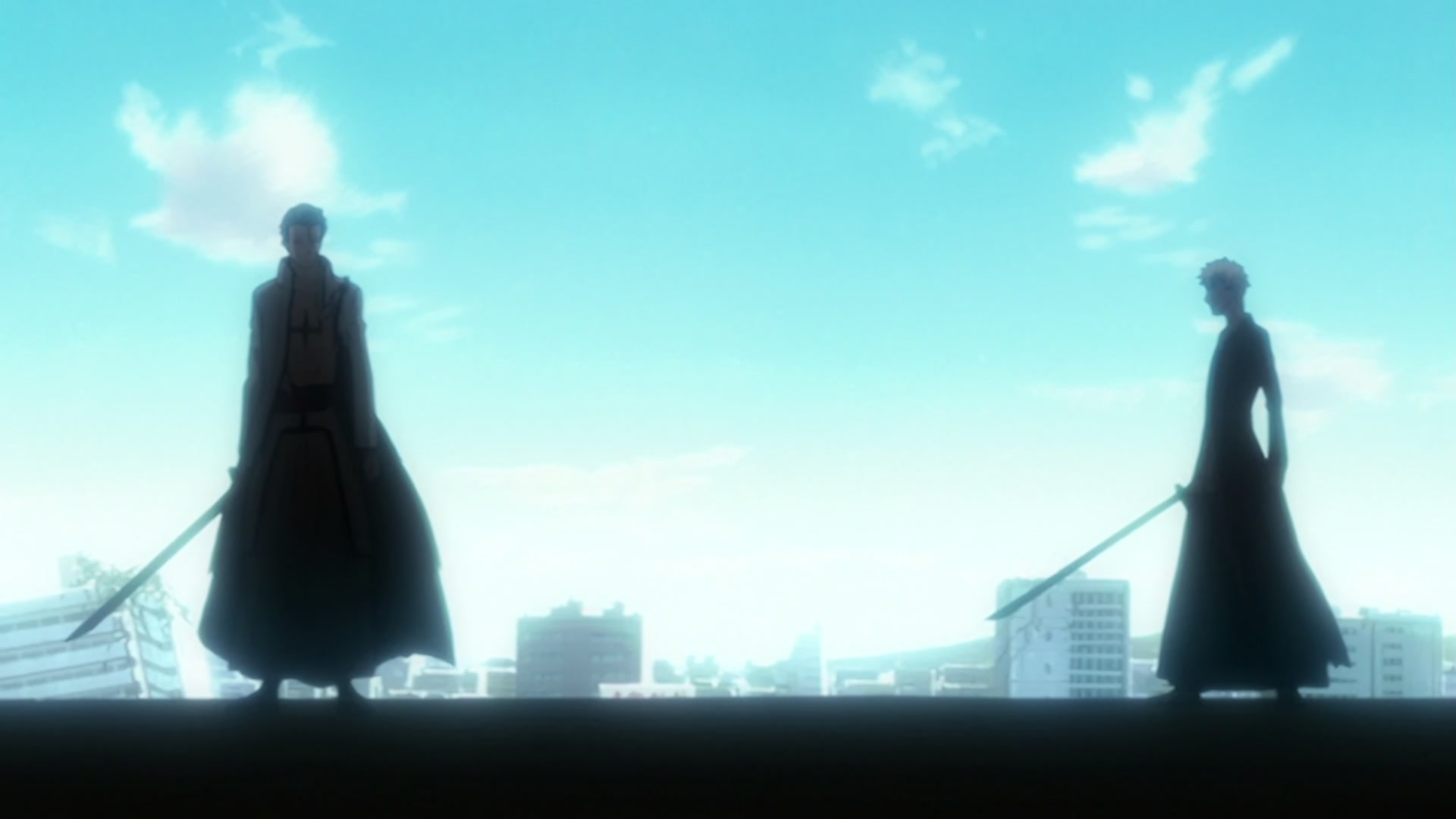 Bleach Ep 297: The Extending Blade?! Ichigo vs. Gin! @ 00:02:03