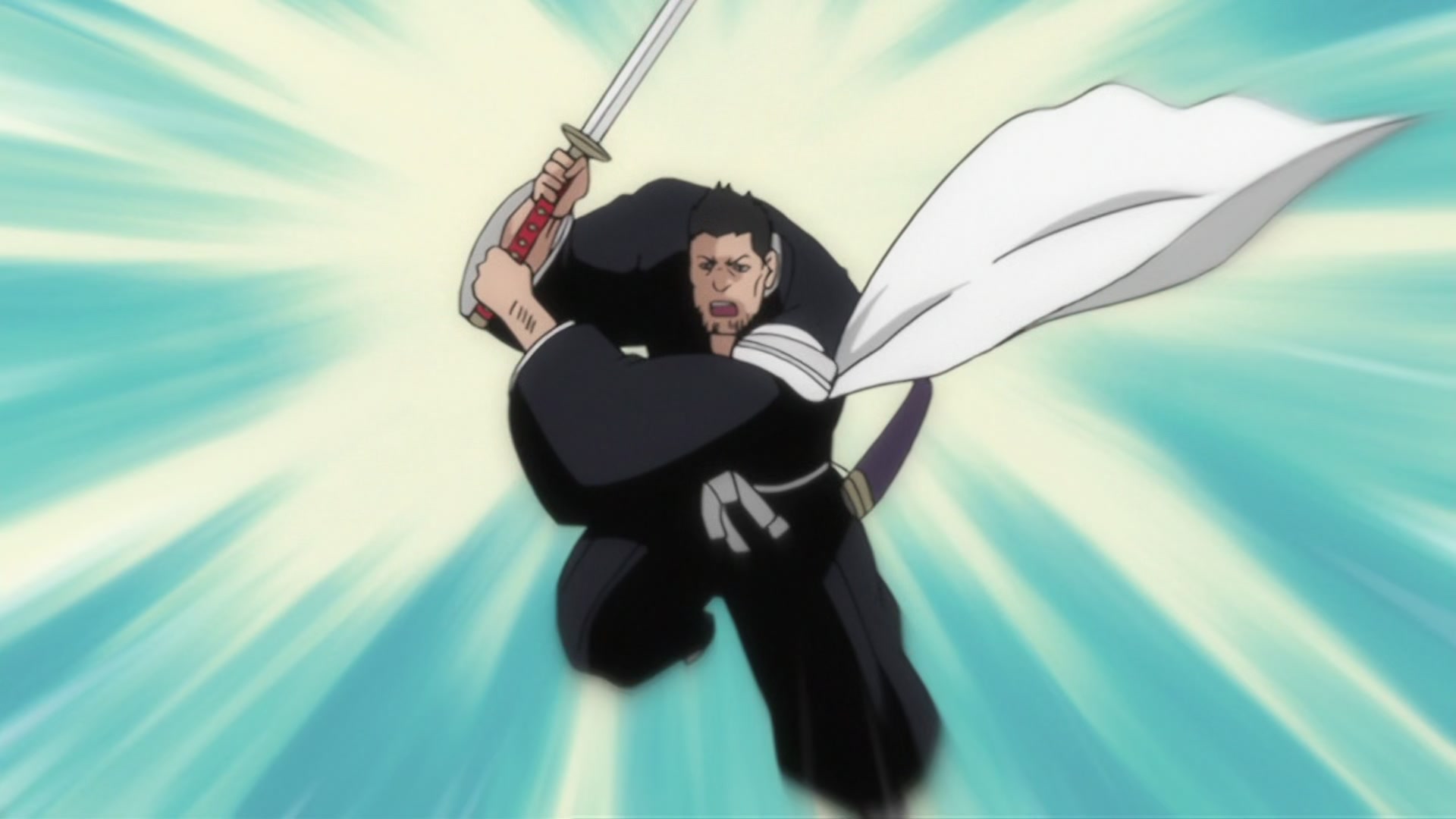Bleach Ep 297: The Extending Blade?! Ichigo vs. Gin! @ 00:04:44