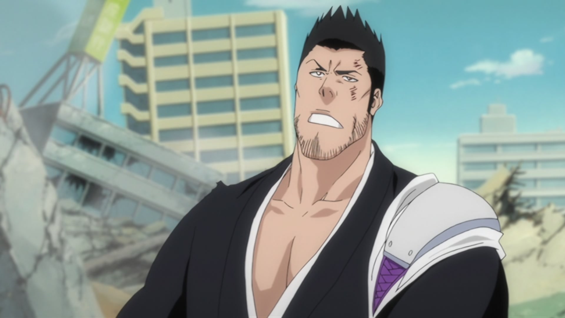Bleach Ep 297: The Extending Blade?! Ichigo vs. Gin! @ 00:14:29