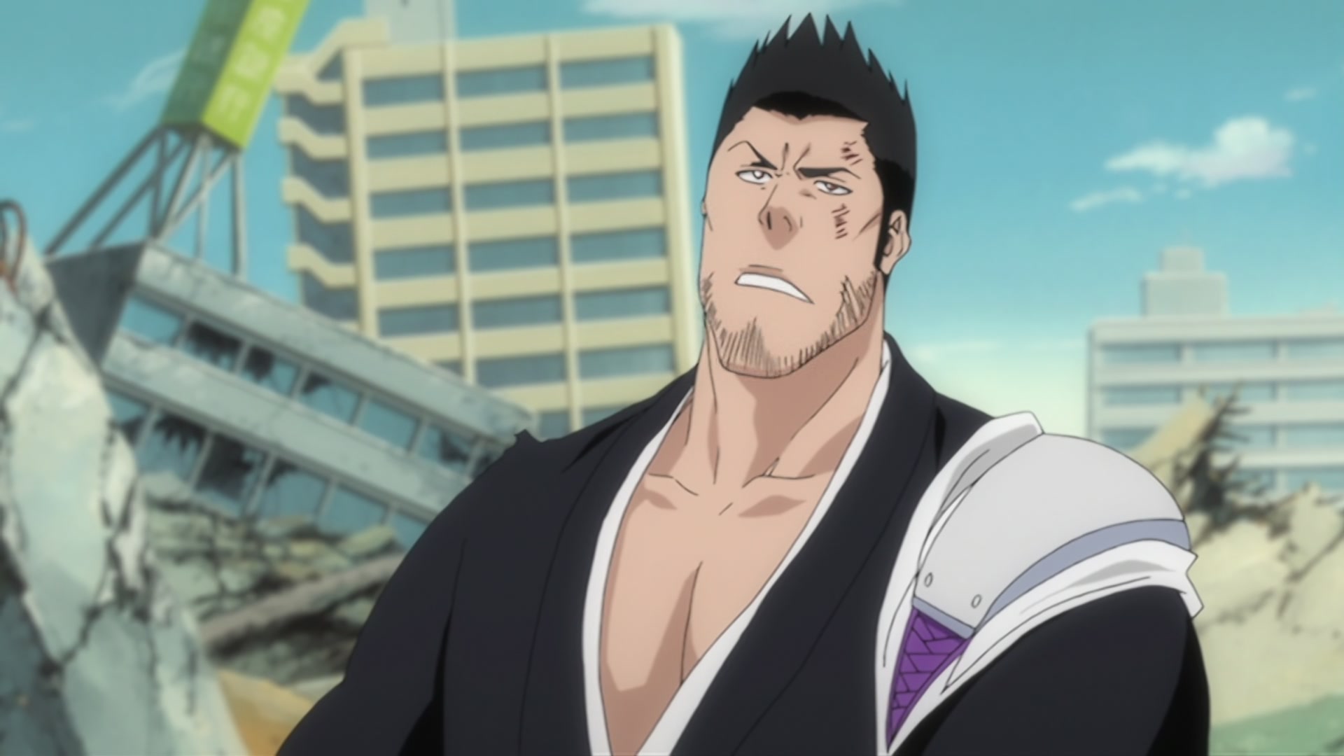 Bleach Ep 297: The Extending Blade?! Ichigo vs. Gin! @ 00:14:34