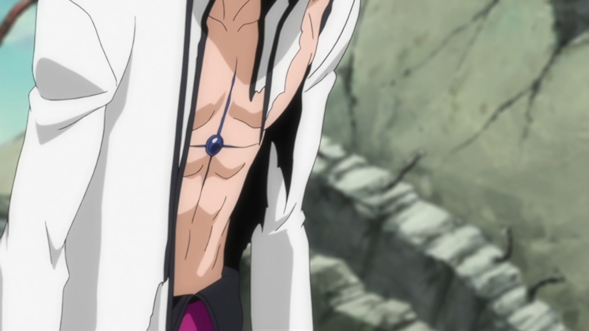 Bleach Ep 297: The Extending Blade?! Ichigo vs. Gin! @ 00:14:39