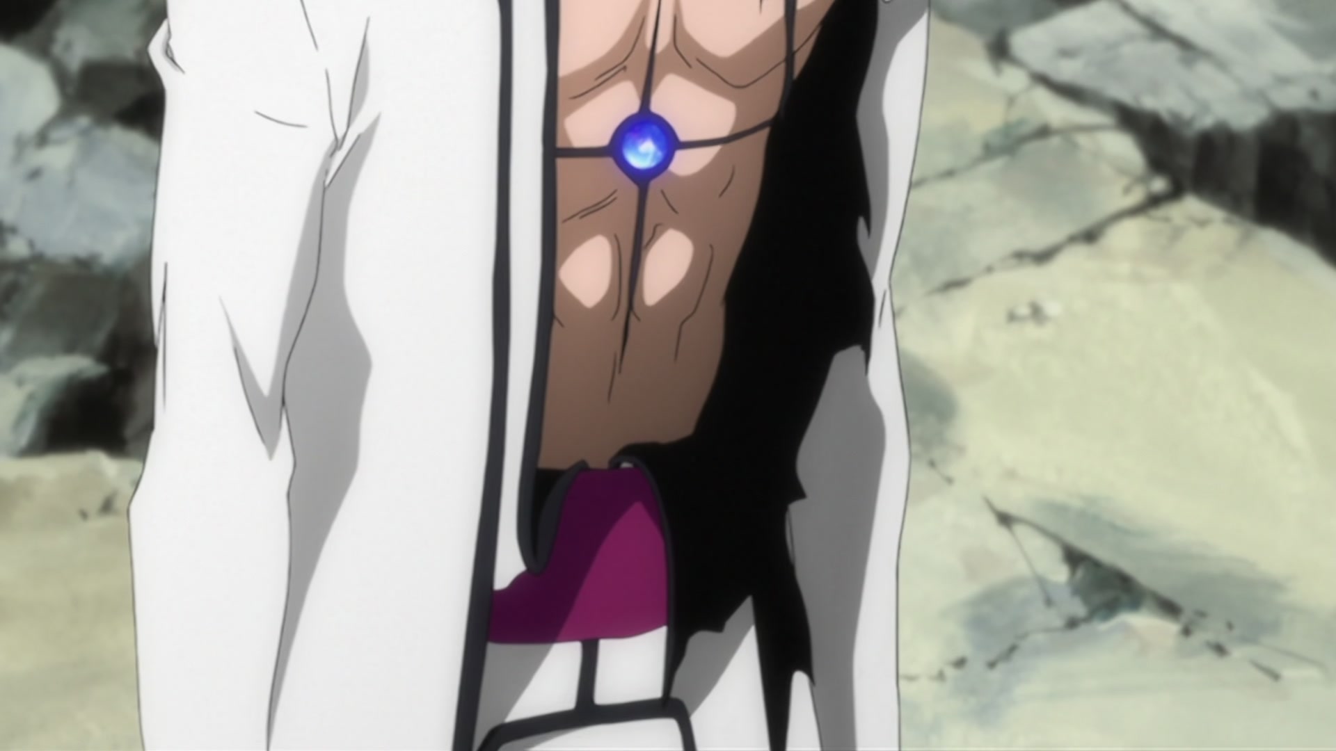 Bleach Ep 297: The Extending Blade?! Ichigo vs. Gin! @ 00:14:53