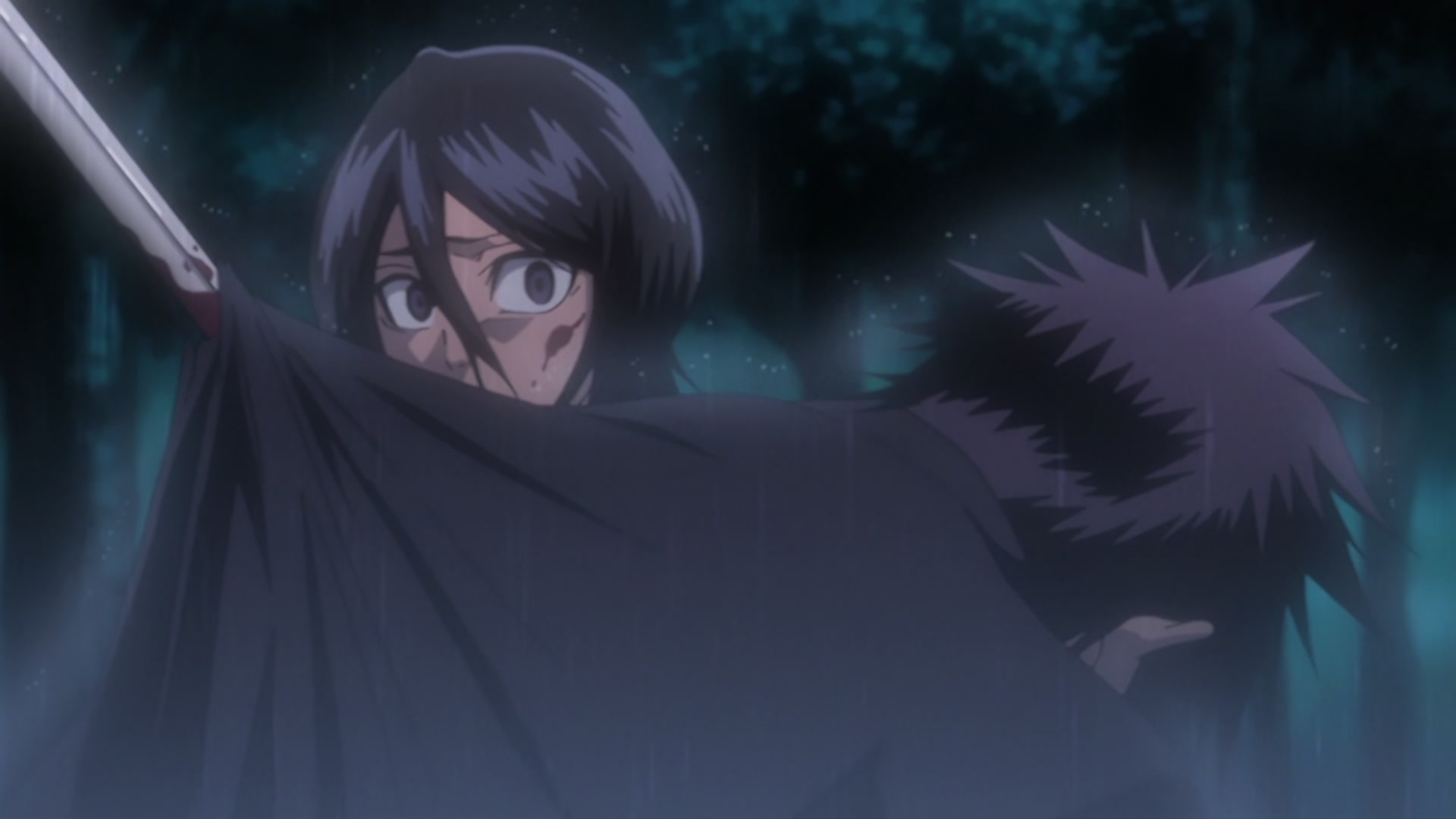 Bleach Ep 297: The Extending Blade?! Ichigo vs. Gin! @ 00:17:40
