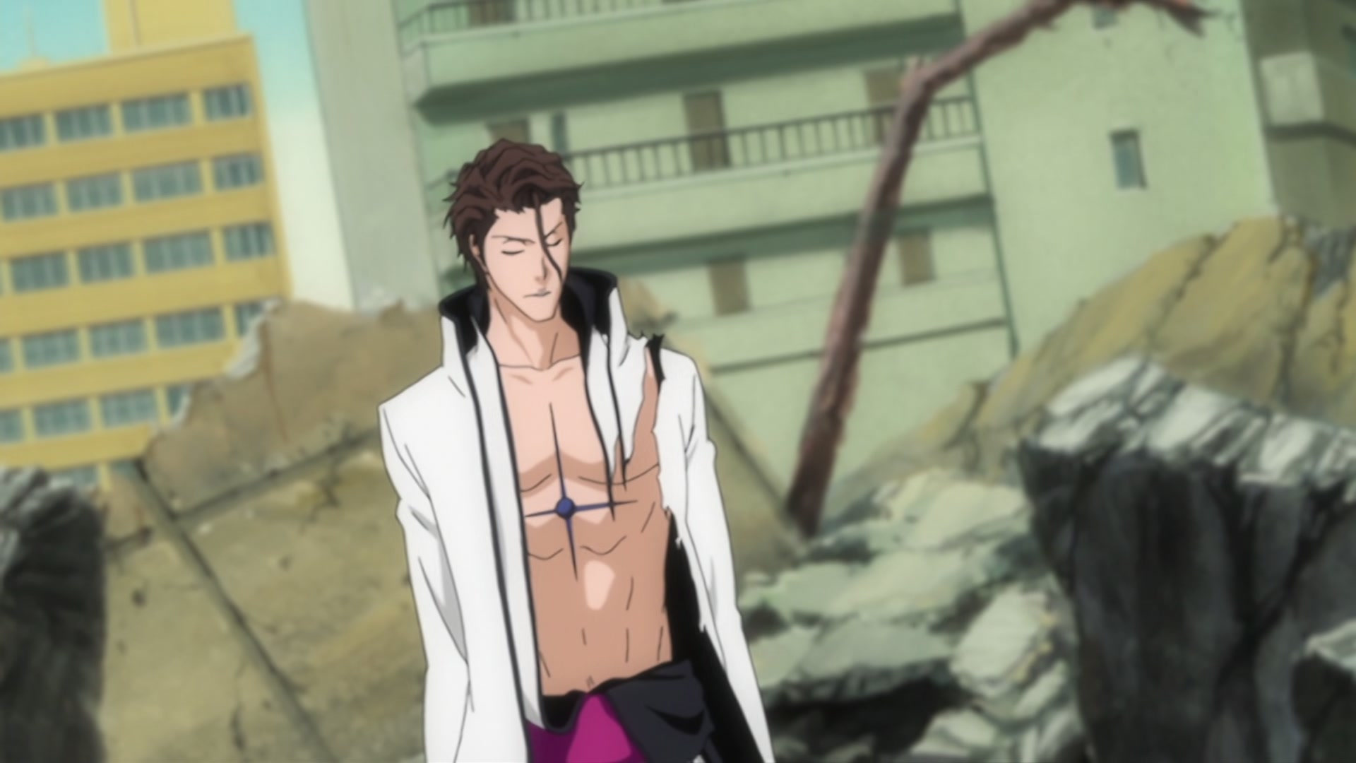 Bleach Ep 297: The Extending Blade?! Ichigo vs. Gin! @ 00:18:18