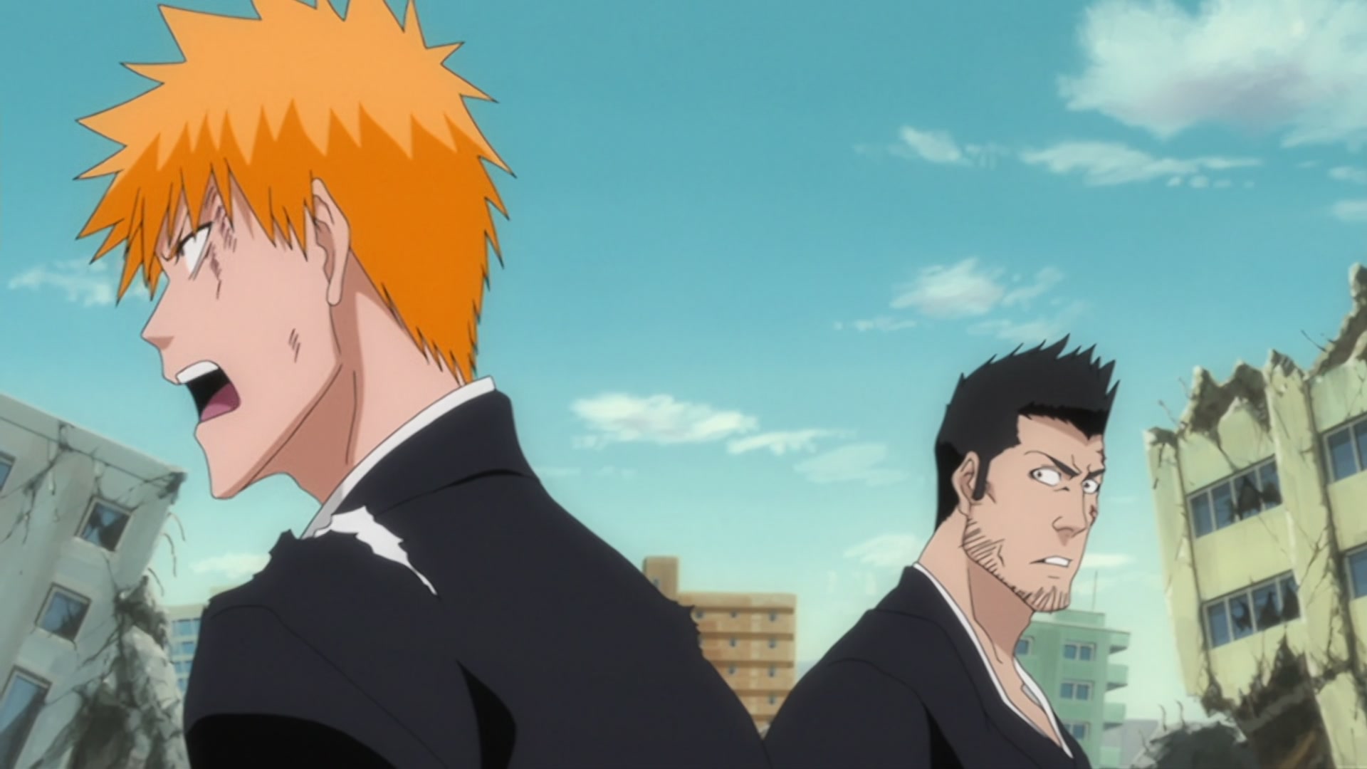 Bleach Ep 297: The Extending Blade?! Ichigo vs. Gin! @ 00:20:26