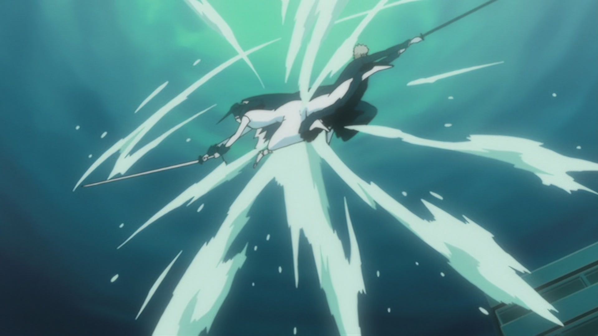 Bleach Ep 307: Emergency Situation! Aizen, New Evolution! @ 00:03:43