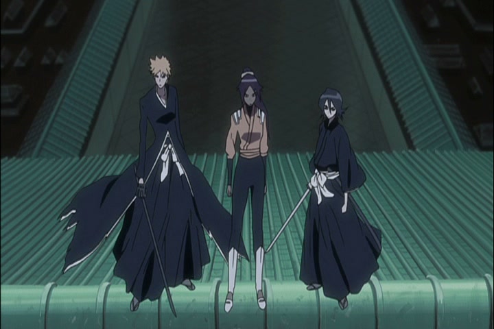 Bleach Ep 319: Ichigo's Capture Net! Escape From Soul Society! @ 00:07:45