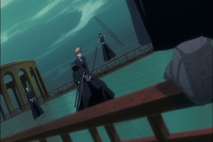 Bleach Ep 319: Ichigo's Capture Net! Escape From Soul Society! @ 00:08:19