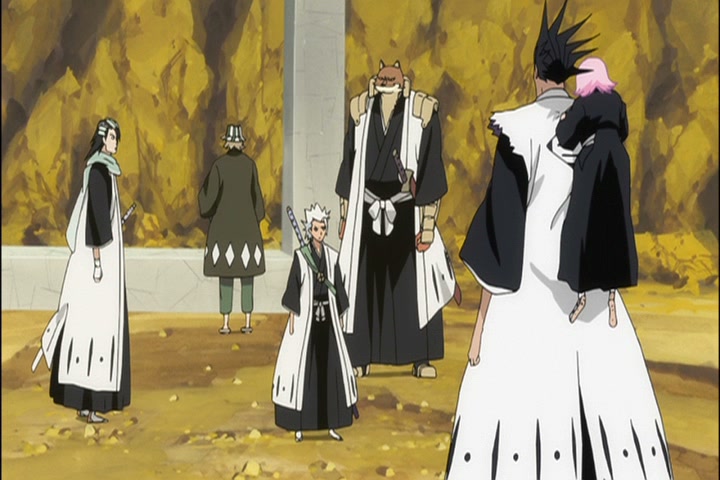 Bleach Ep 324: Recapture Seireitei! The Captains Move! @ 00:05:47
