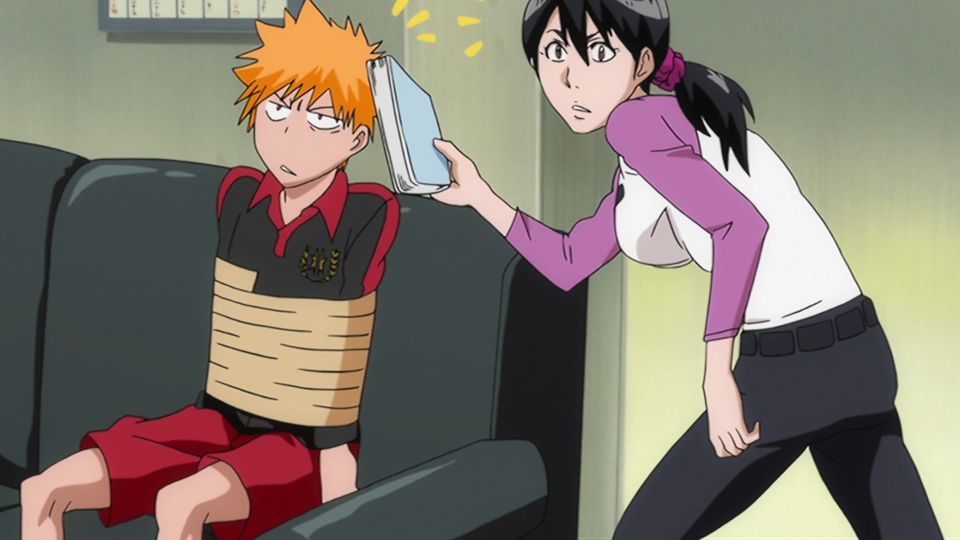 Bleach Ep 344: A Dispute in School?! Ichigo and Uryu, Fight Together! @ 00:08:18