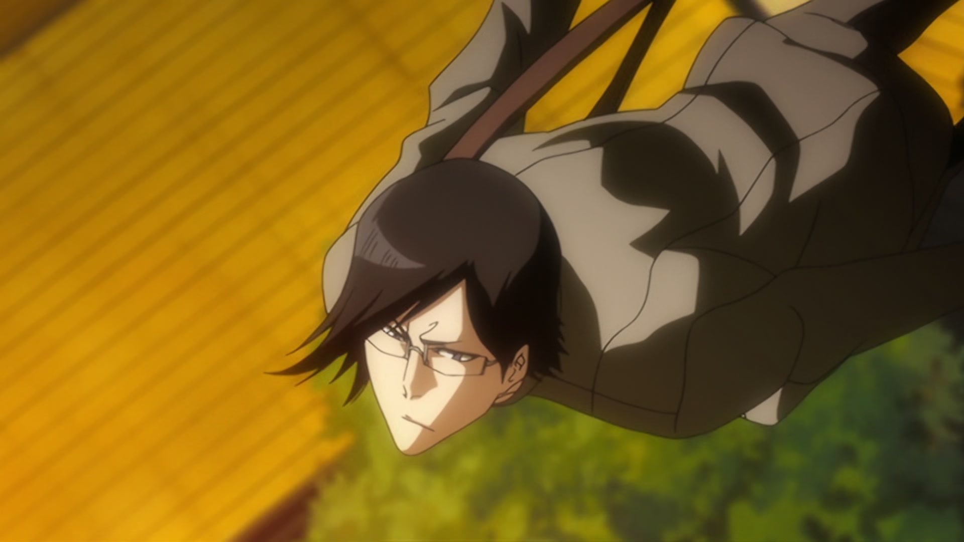 Bleach Ep 345: Uryu is Attacked, A Threat Draws Near the Friends! @ 00:02:03