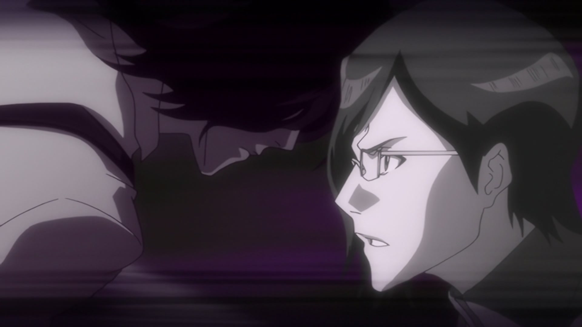Bleach Ep 345: Uryu is Attacked, A Threat Draws Near the Friends! @ 00:02:17