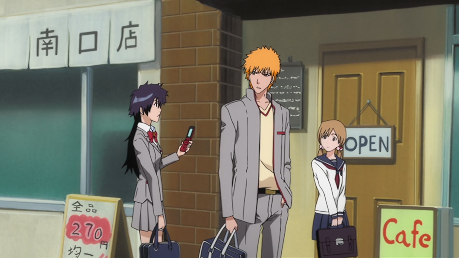 Bleach Ep 345: Uryu is Attacked, A Threat Draws Near the Friends! @ 00:17:02