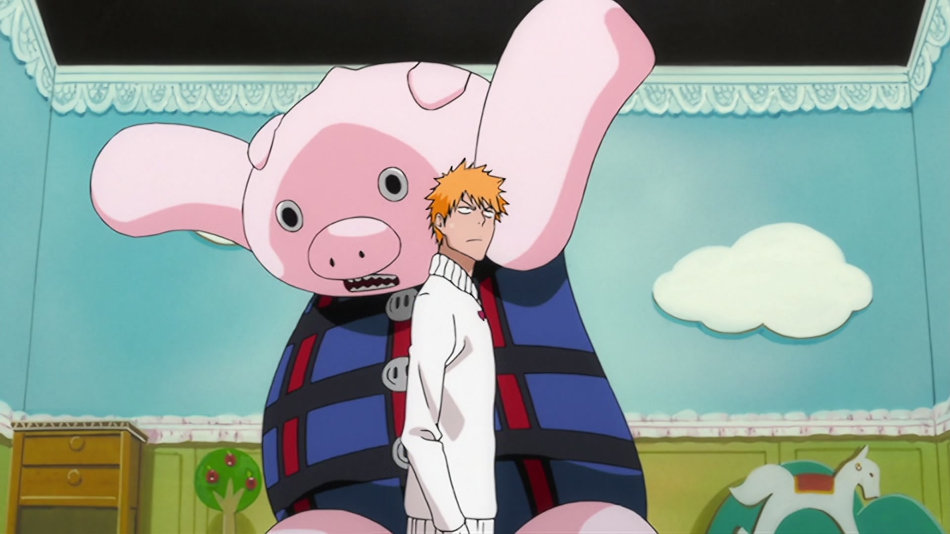 Bleach Ep 348: Power of the Substitute Badge, Ichigo's Pride! @ 00:07:55