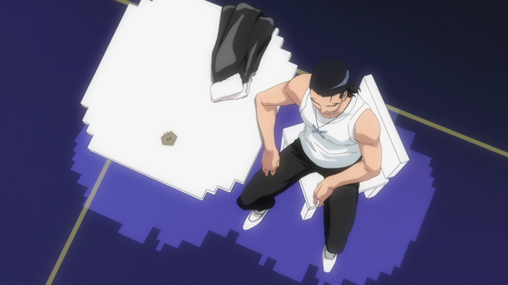 Bleach Ep 358: Clash?! Xcution Attacks Ginjo @ 00:08:23