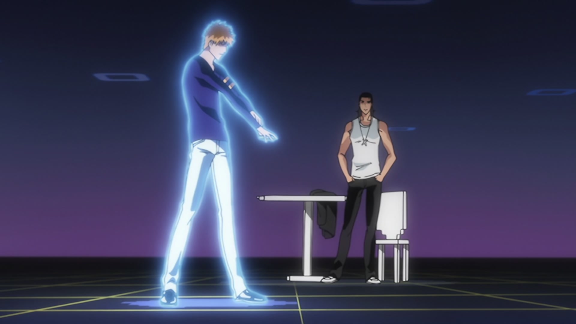 Bleach Ep 358: Clash?! Xcution Attacks Ginjo @ 00:09:06