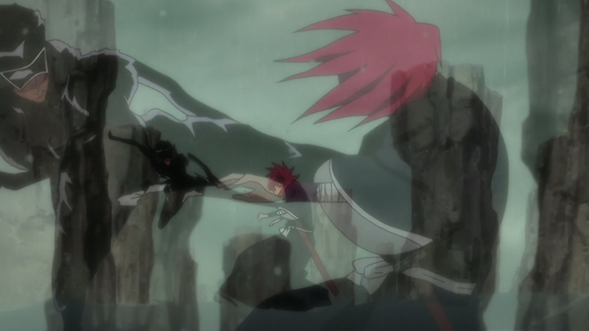 Bleach Ep 363: Fierce Fight! Shinigami vs. Xcution! @ 00:09:58