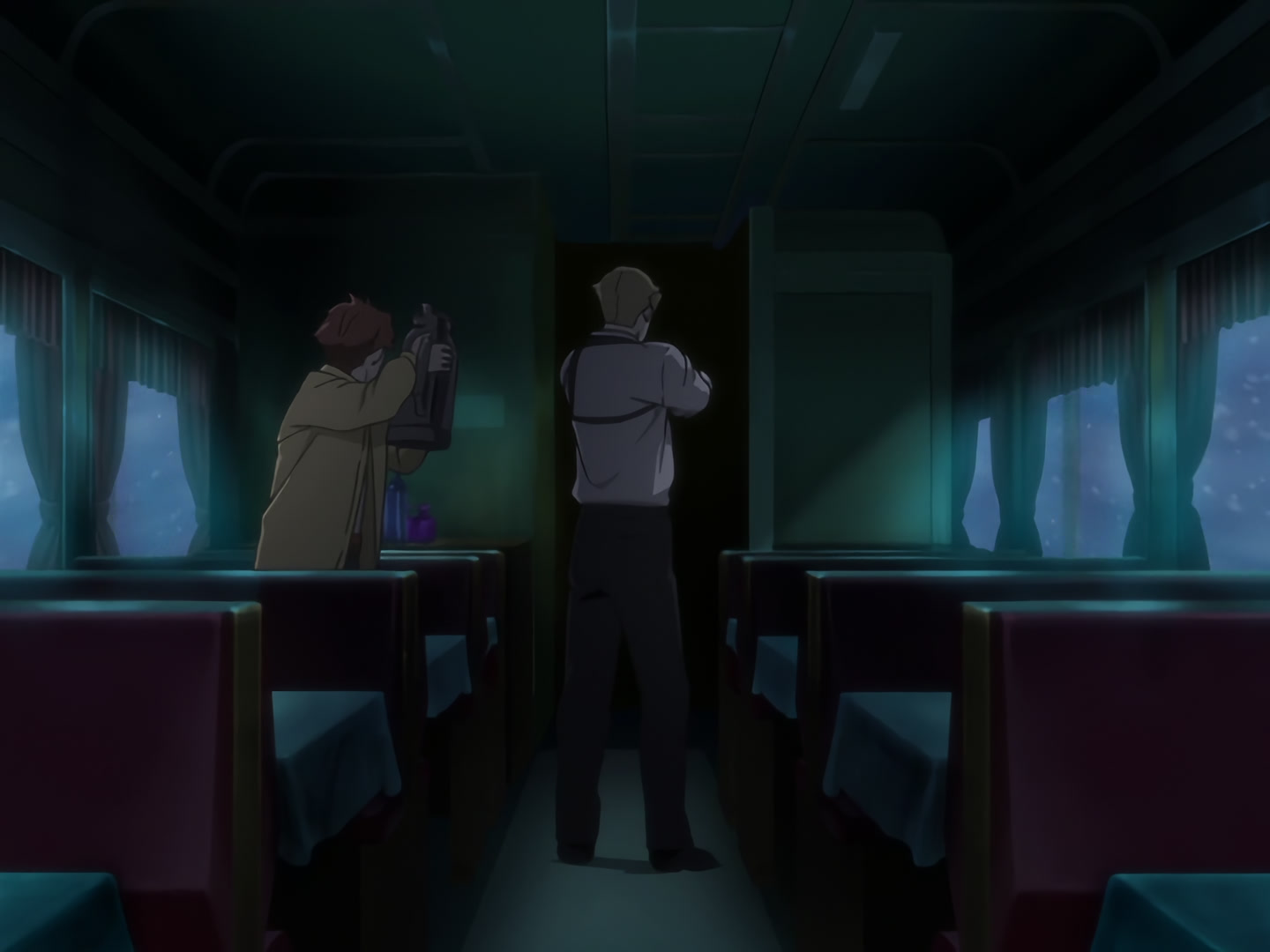 Blood+ Ep 16: Siberian Express @ 17:45