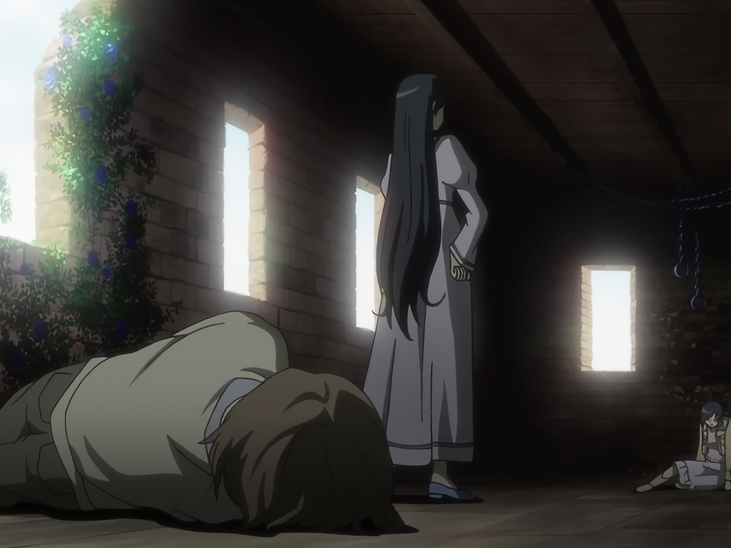 Blood+ Ep 24: Airy Singing Voice @ 07:38