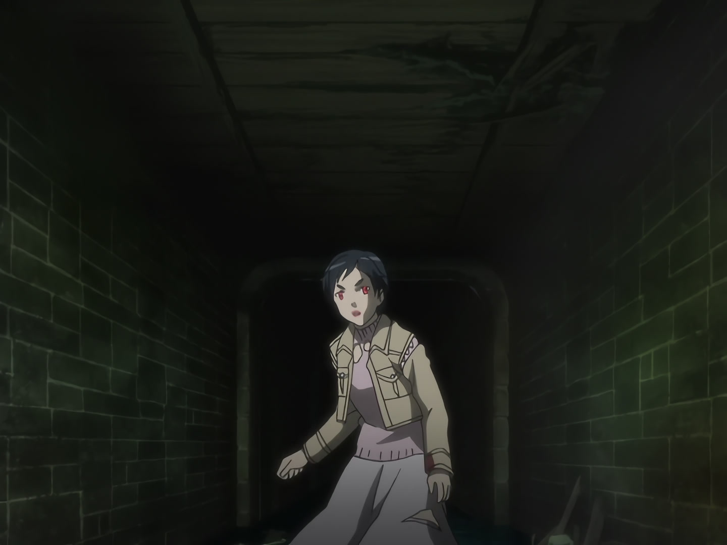 Blood+ Ep 24: Airy Singing Voice @ 11:36