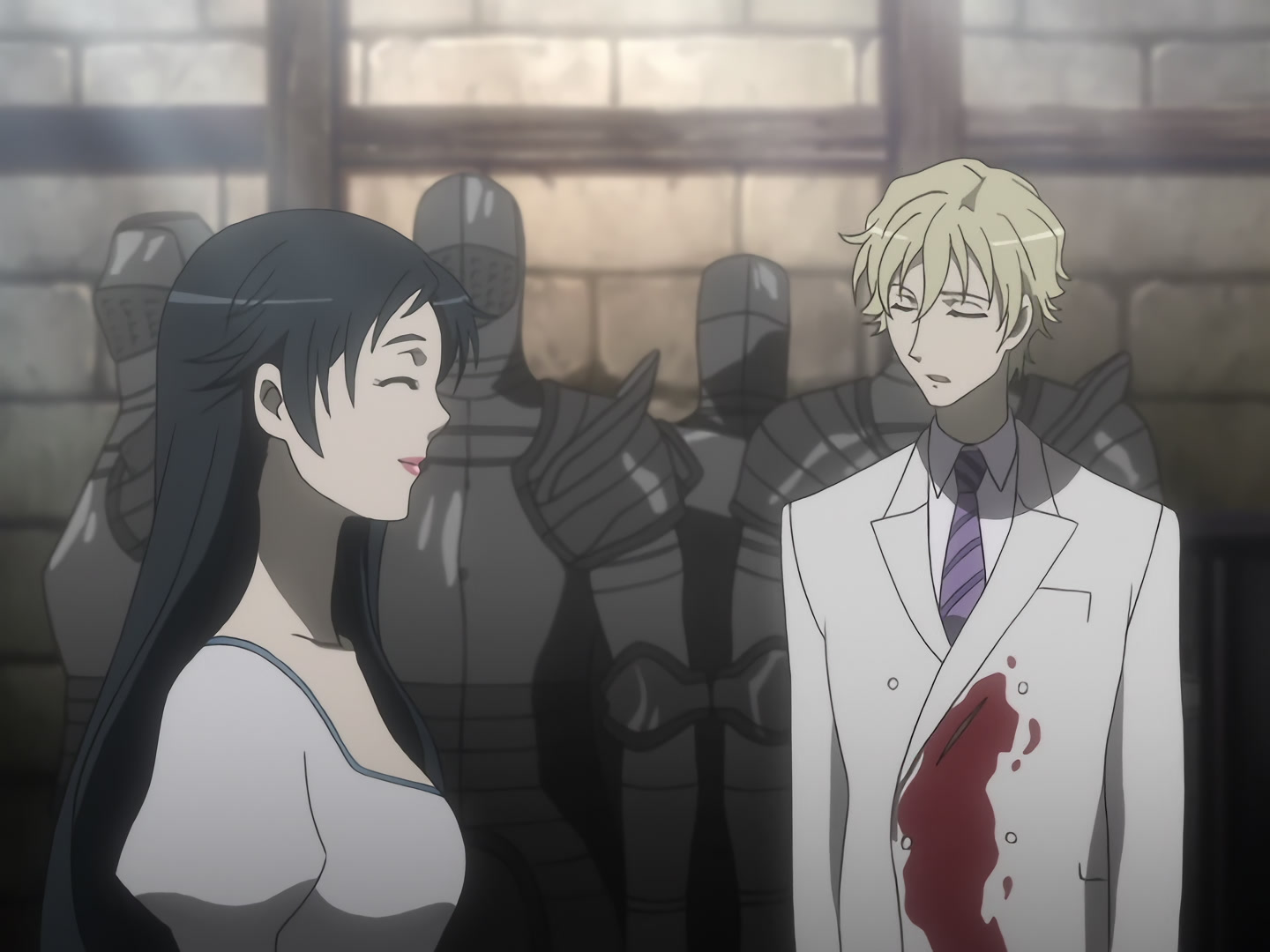 Blood+ Ep 24: Airy Singing Voice @ 12:40
