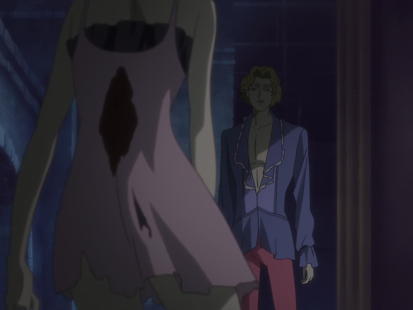 Blood+ Ep 49: Two Queens @ 18:33