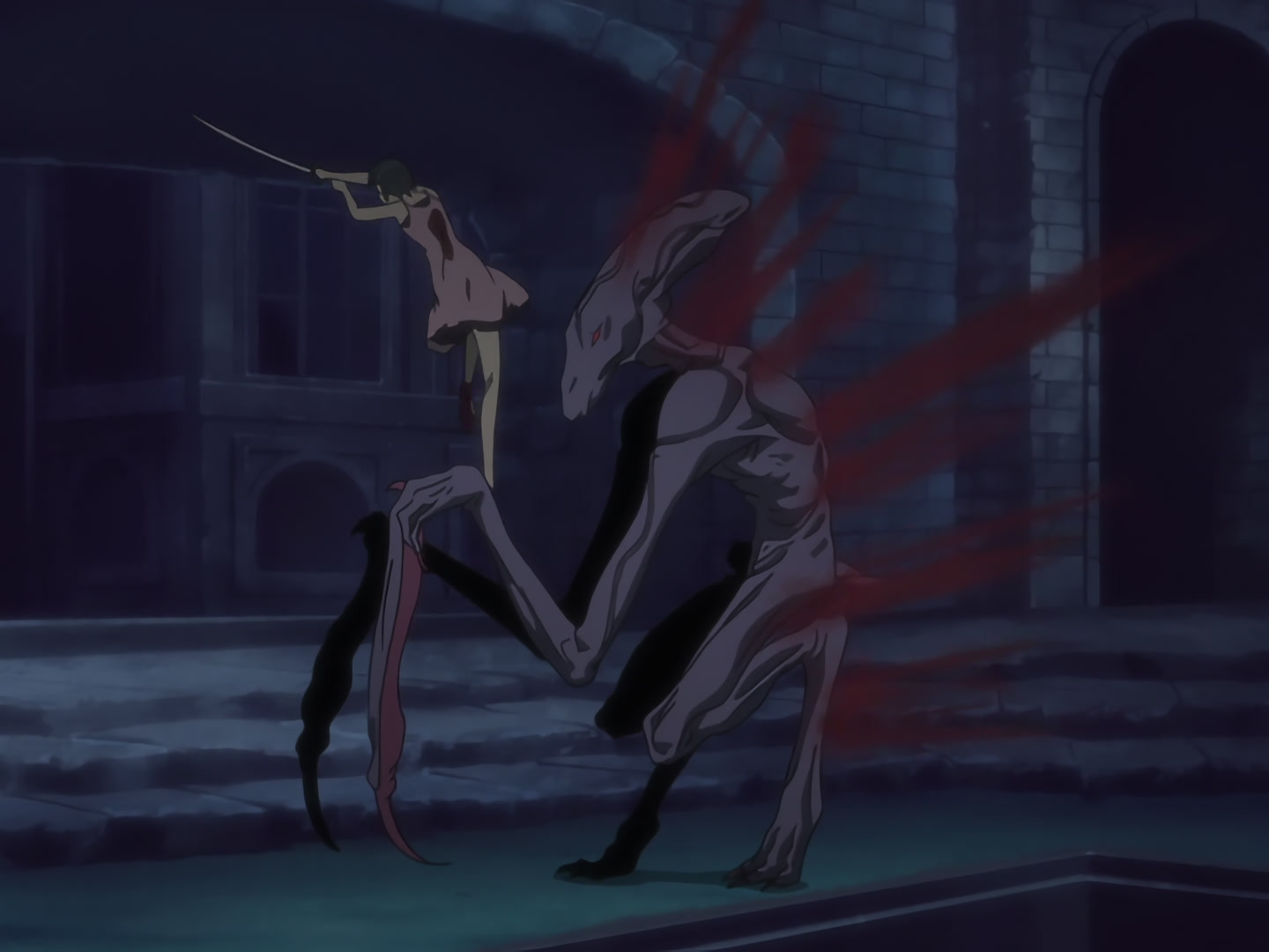 Blood+ Ep 49: Two Queens @ 19:31