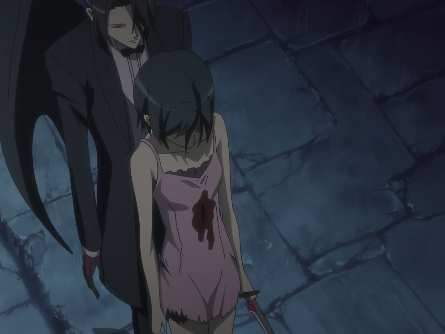 Blood+ Ep 49: Two Queens @ 20:00