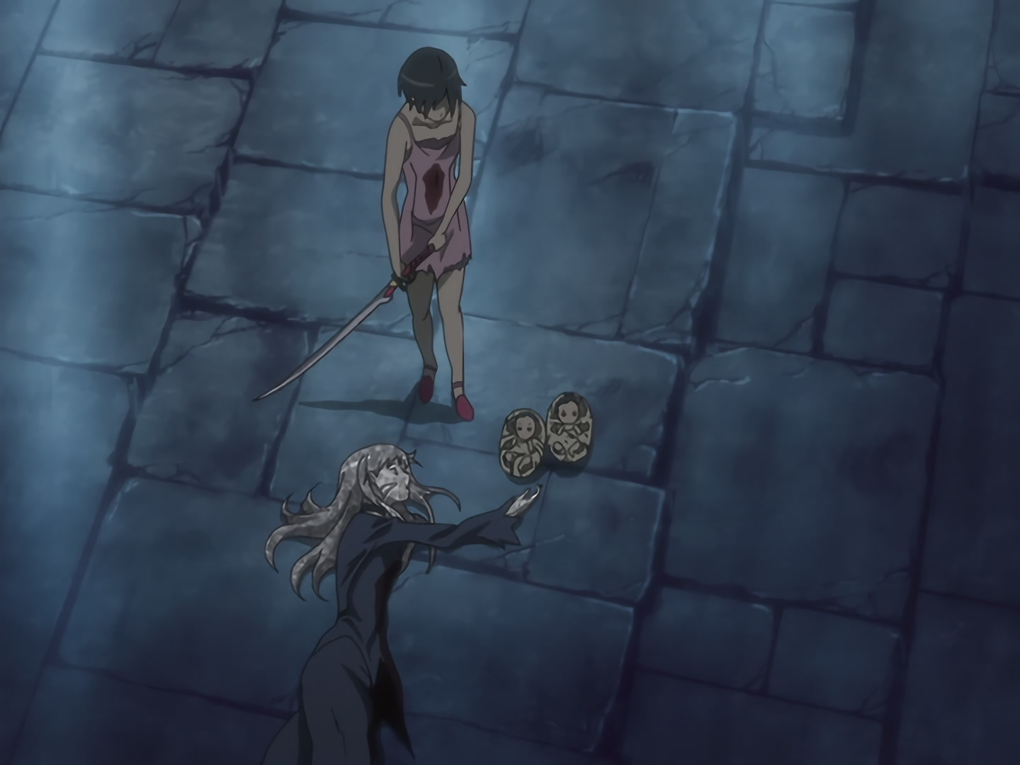 Blood+ Ep 49: Two Queens @ 20:46