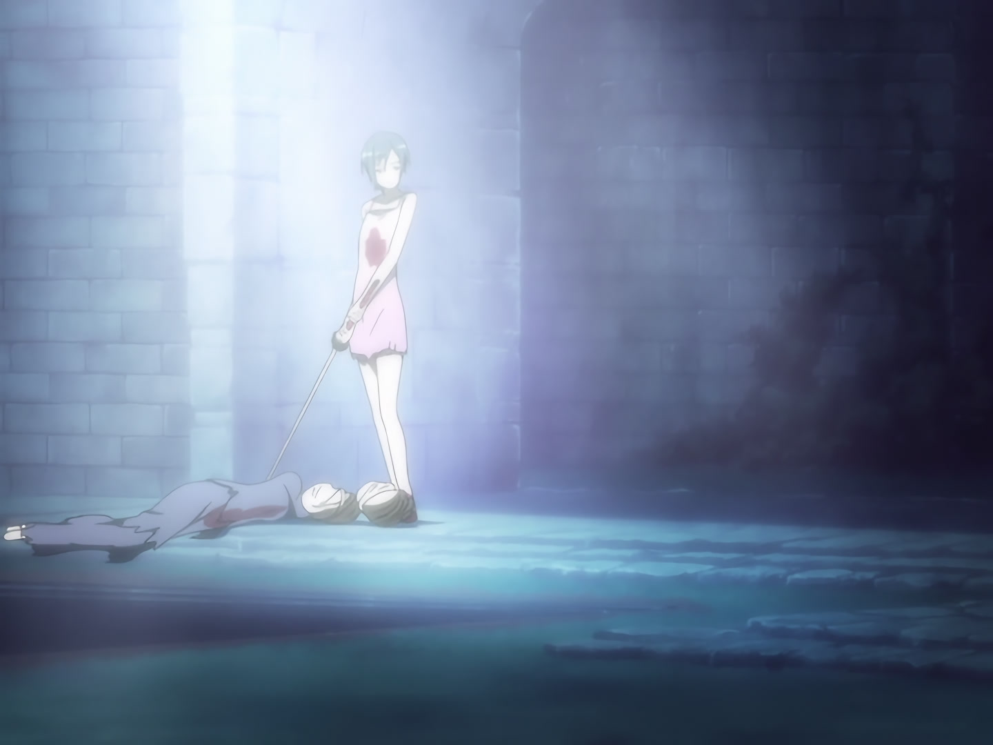 Blood+ Ep 49: Two Queens @ 21:50