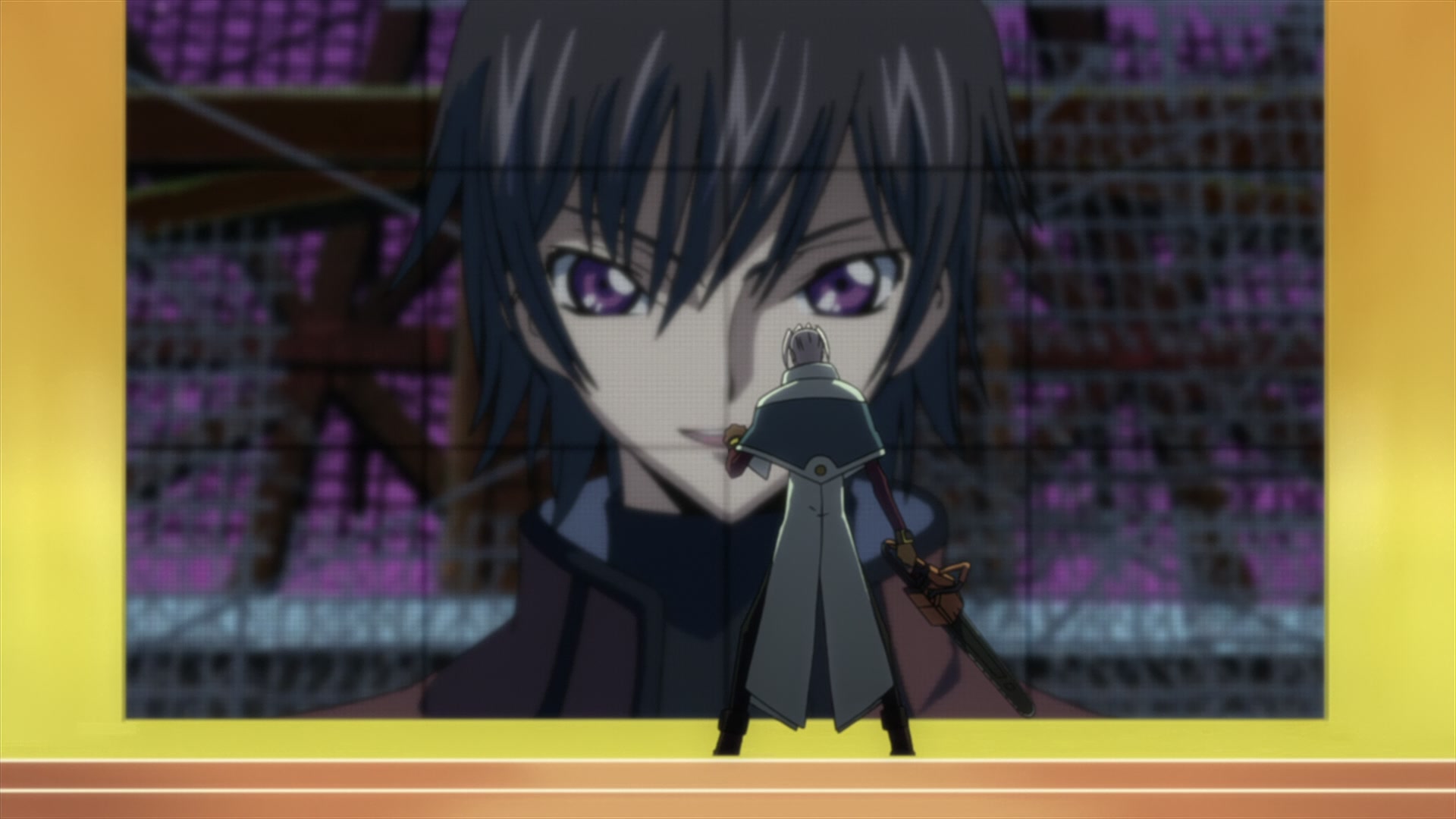 Code Geass Ep 15: Cheering Mao @ 00:18:35
