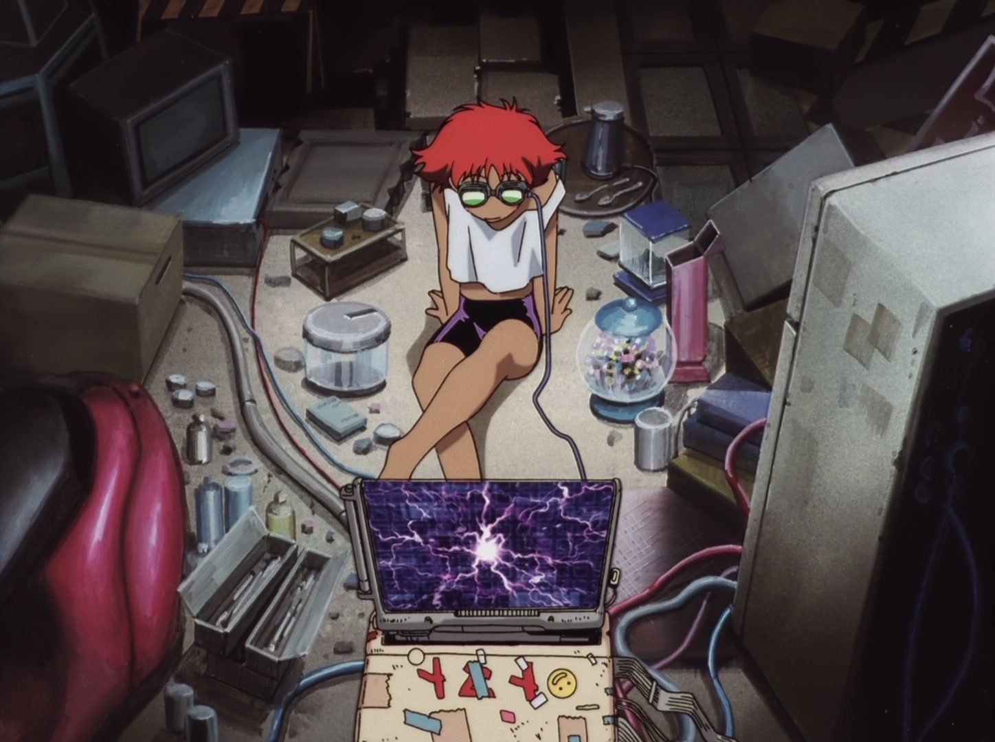 Cowboy Bebop Ep 9: Jamming with Edward @ 12:35