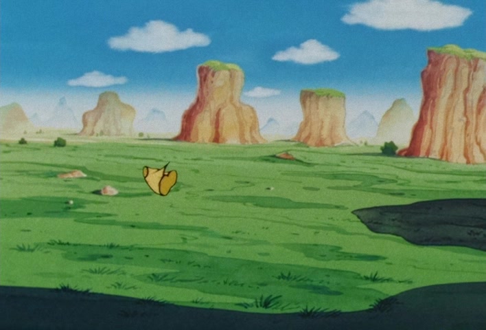 Dragon Ball Z — Ep 7: Dinosaur Survival! Gohan's Difficult Training @ 09:19